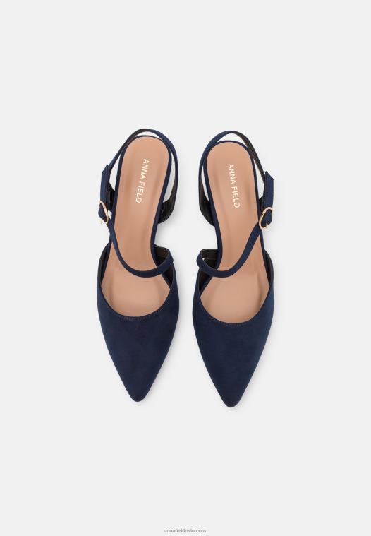 Anna Field kvinner sandaler mørkeblå P266L1261