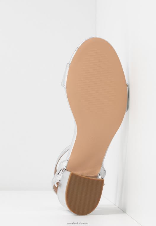 Anna Field kvinner sandaler sølv P266L1448