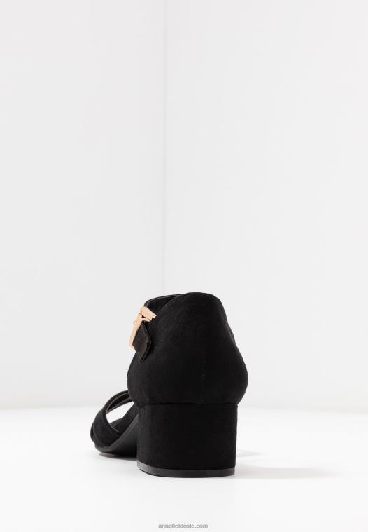 Anna Field kvinner sandaler svart P266L1259