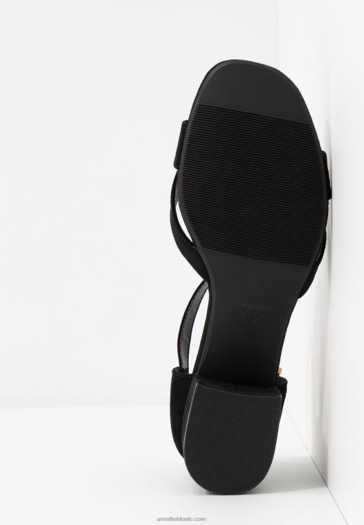 Anna Field kvinner sandaler svart P266L1259