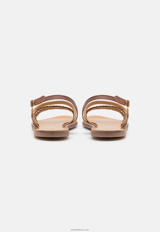 Anna Field kvinner skinnsandaler brune P266L1401
