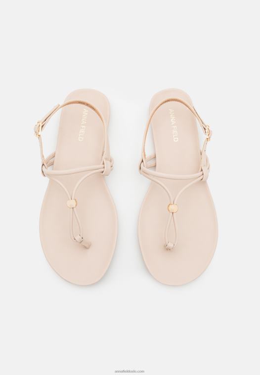 Anna Field kvinner t-bar sandaler beige P266L1511
