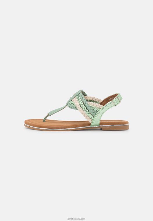Anna Field kvinner t-stang sandaler mint P266L1514