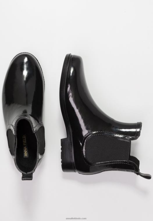 Anna Field kvinner gummistøvler svart P266L2261