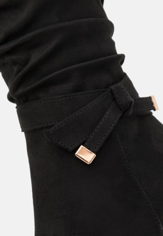 Anna Field kvinner kilestøvler svarte P266L2247