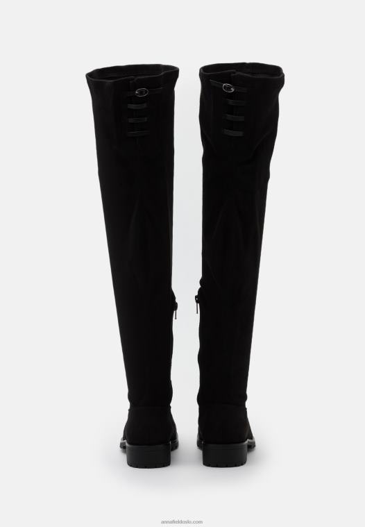Anna Field kvinner over-the-kne boots svarte P266L2228