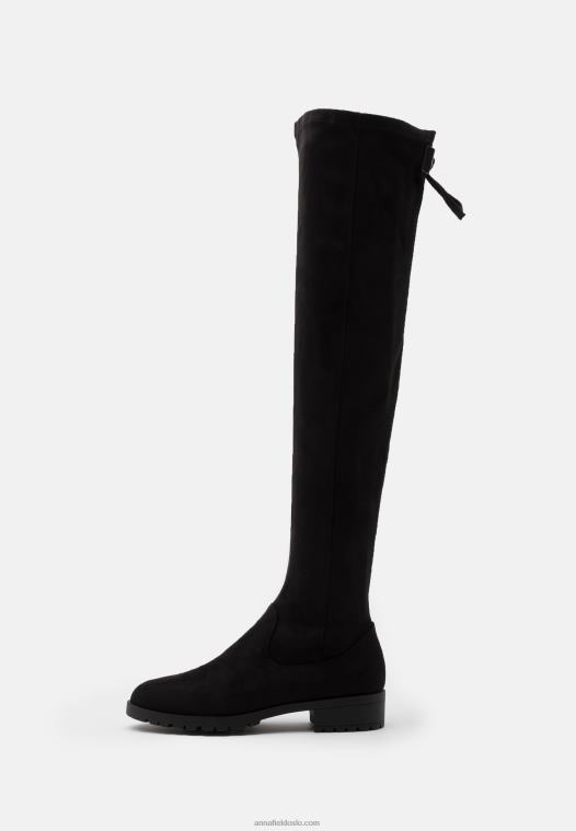 Anna Field kvinner over-the-kne boots svarte P266L2229