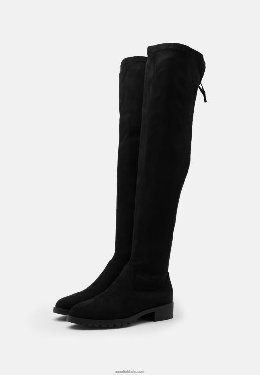 Anna Field kvinner over-the-kne boots svarte P266L2229