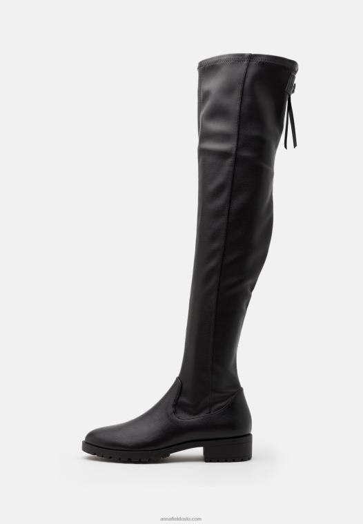 Anna Field kvinner over-the-kne boots svarte P266L2231