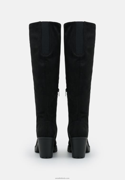 Anna Field kvinner over-the-kne boots svarte P266L2235