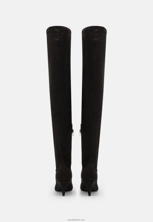 Anna Field kvinner over-the-kne boots svarte P266L2240