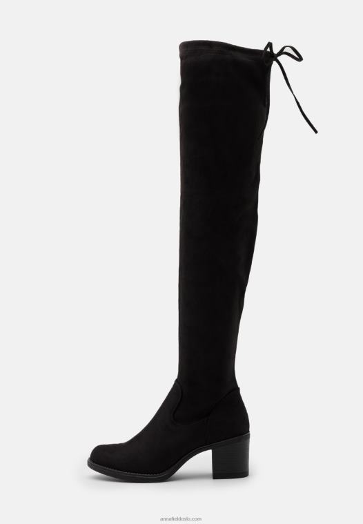 Anna Field kvinner over-the-kne boots svarte P266L2246