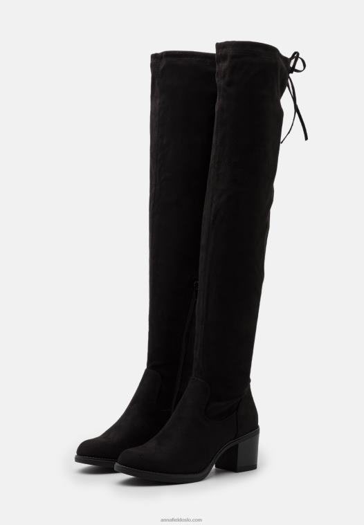 Anna Field kvinner over-the-kne boots svarte P266L2246