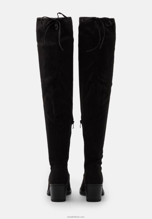 Anna Field kvinner over-the-kne boots svarte P266L2246