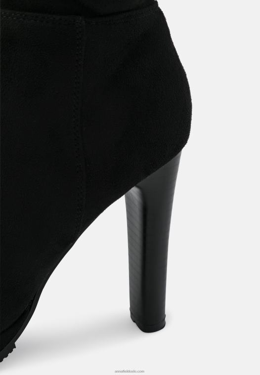 Anna Field kvinner plattformstøvler svarte P266L2241