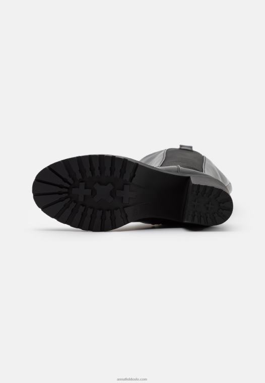 Anna Field kvinner plattformstøvler svarte P266L2254