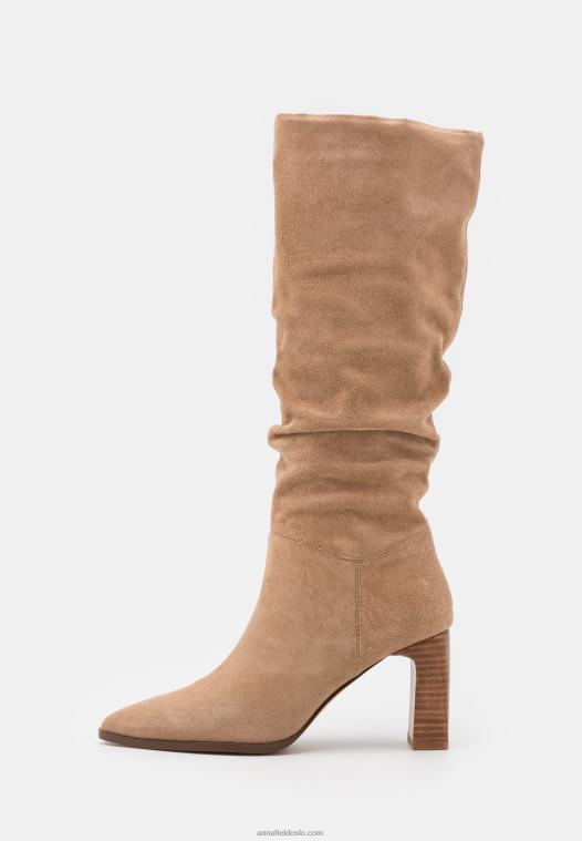 Anna Field kvinner skinnstøvler beige P266L2201