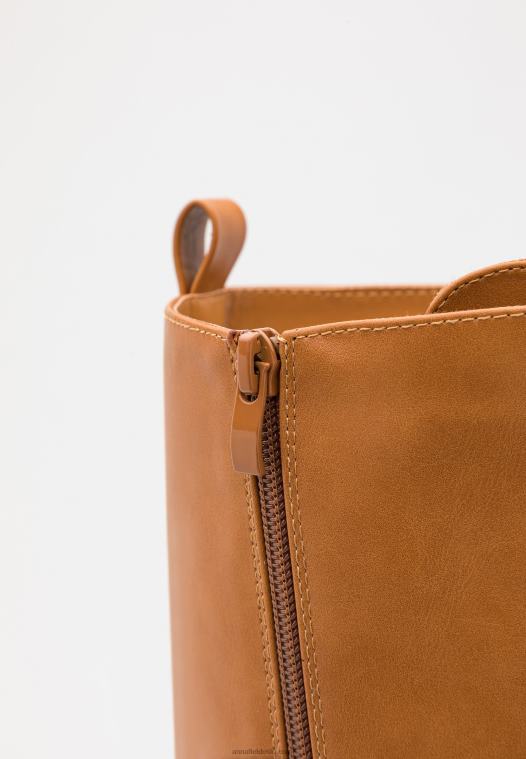 Anna Field kvinner snørestøvler konjakk P266L2221