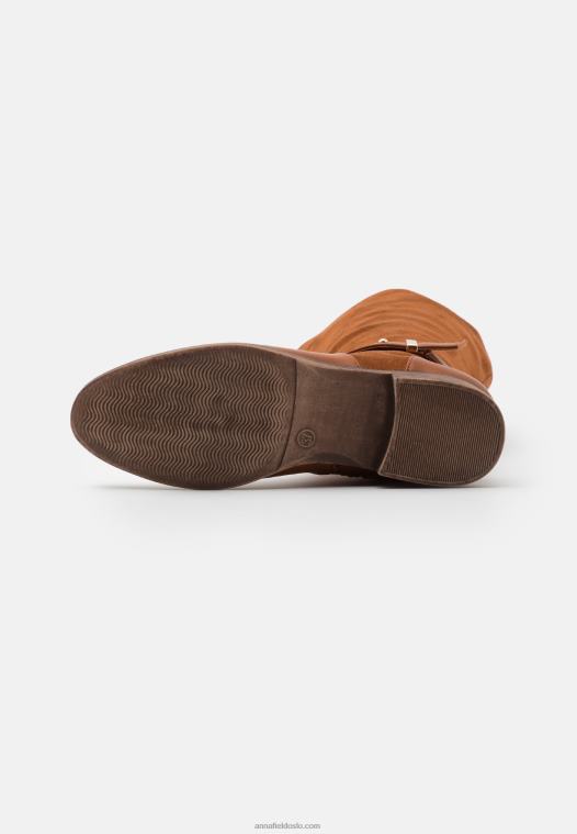 Anna Field kvinner støvler konjakk P266L2190