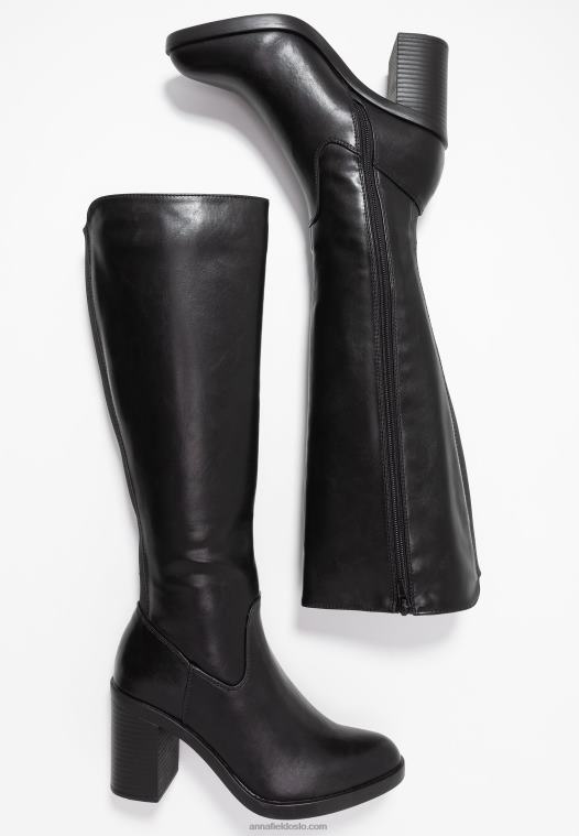 Anna Field kvinner støvler svarte P266L2188