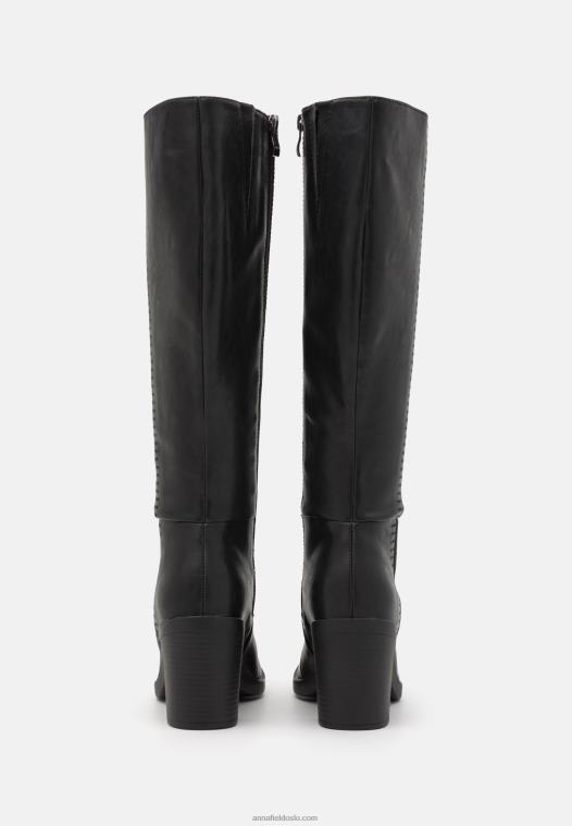 Anna Field kvinner støvler svarte P266L2191