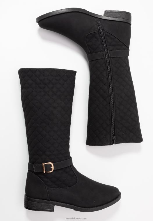 Anna Field kvinner støvler svarte P266L2198