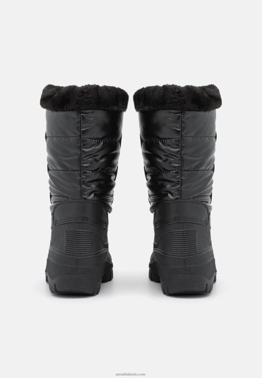 Anna Field kvinner vinterstøvler svarte P266L2209