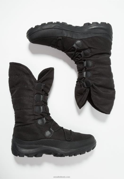 Anna Field kvinner vinterstøvler svarte P266L2210