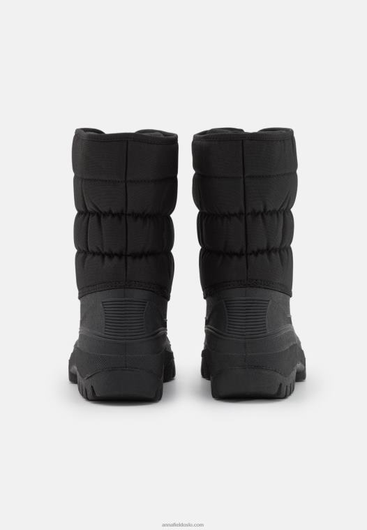 Anna Field kvinner vinterstøvler svarte P266L2218