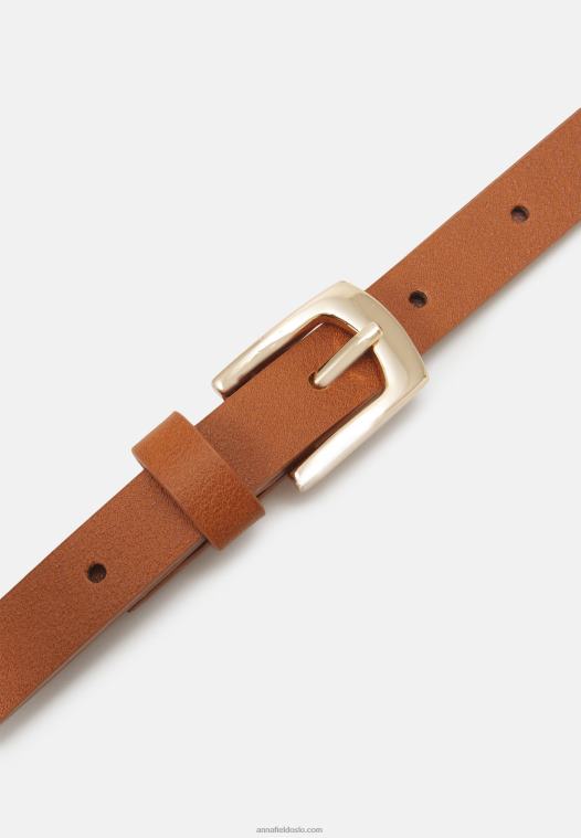 Anna Field kvinner 2 pakke belte svart/konjakk P266L2727