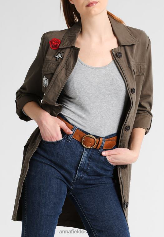 Anna Field kvinner belte konjakk P266L2745