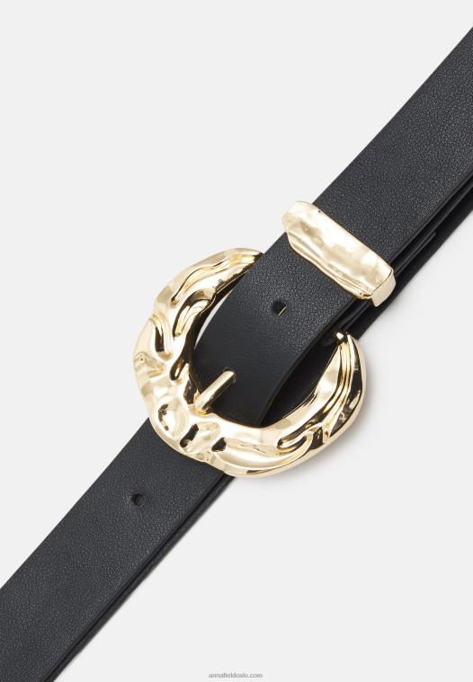 Anna Field kvinner belte svart P266L2734
