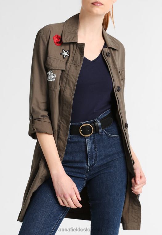 Anna Field kvinner belte svart P266L2736