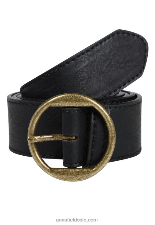 Anna Field kvinner belte svart P266L2736