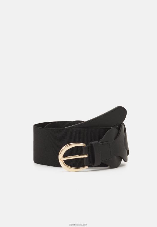 Anna Field kvinner belte svart P266L2754