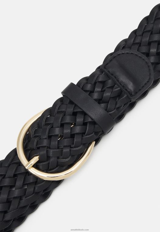 Anna Field kvinner belte svart P266L2758