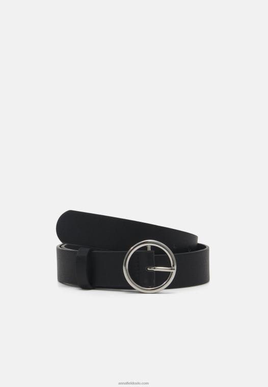 Anna Field kvinner belte svart P266L2760