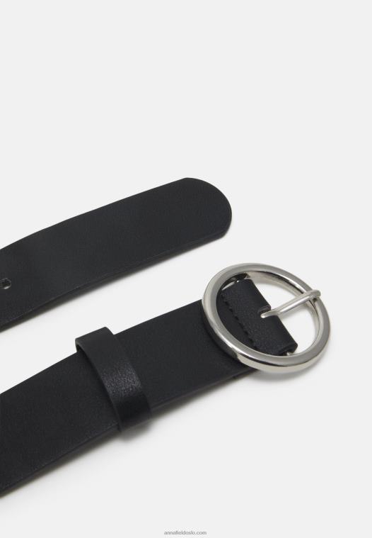 Anna Field kvinner belte svart P266L2760