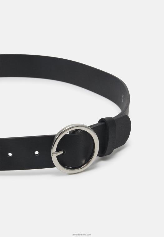Anna Field kvinner belte svart P266L2760