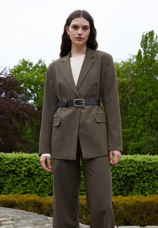 Anna Field kvinner belte svart P266L2761