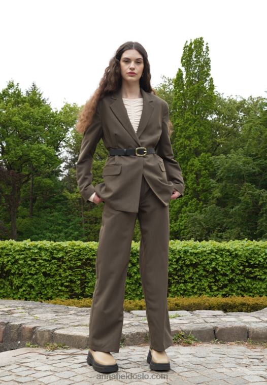 Anna Field kvinner belte svart P266L2761