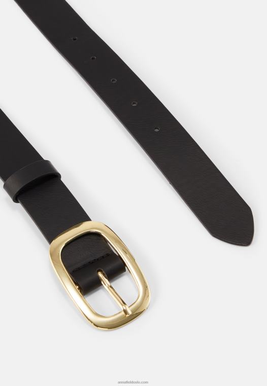 Anna Field kvinner belte svart P266L2761