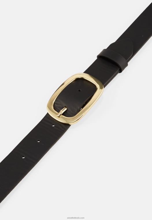 Anna Field kvinner belte svart P266L2761