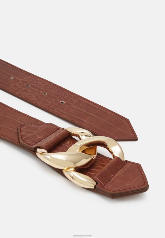 Anna Field kvinner midjebelte brunt P266L2776