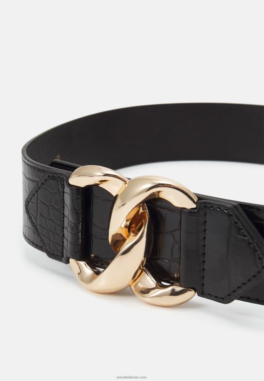 Anna Field kvinner midjebelte svart P266L2765