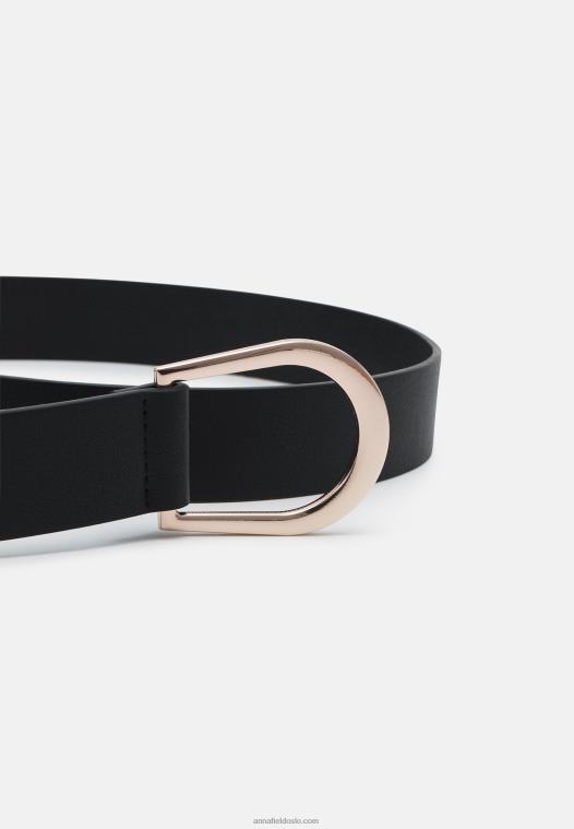 Anna Field kvinner midjebelte svart P266L2770