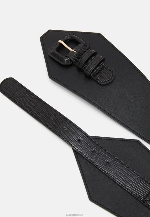 Anna Field kvinner midjebelte svart P266L2778