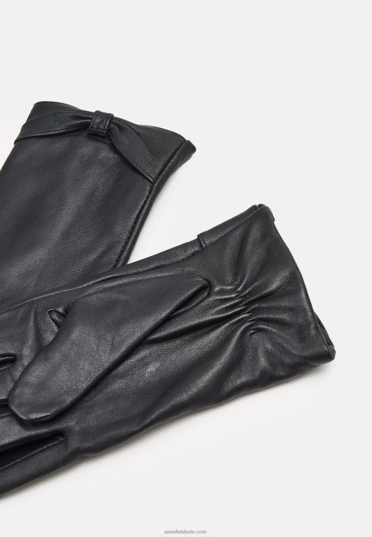 Anna Field kvinner hansker svarte P266L2854