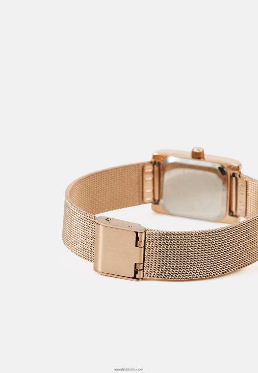 Anna Field kvinner klokke rosa gullfarget P266L2790