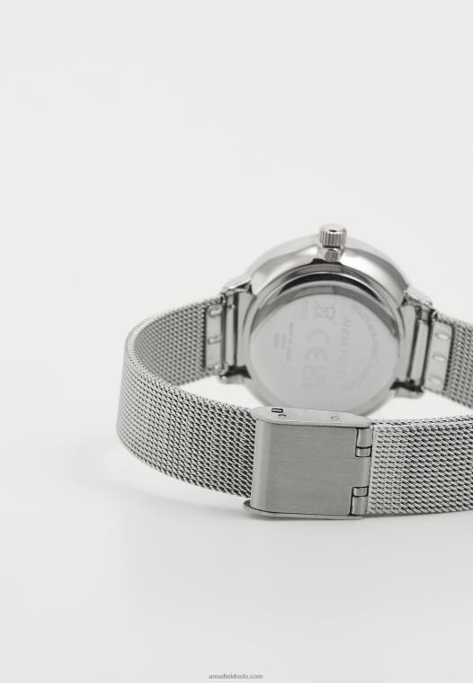 Anna Field kvinner sett klokke sølv P266L2785